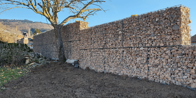 Murs gabions Cluny